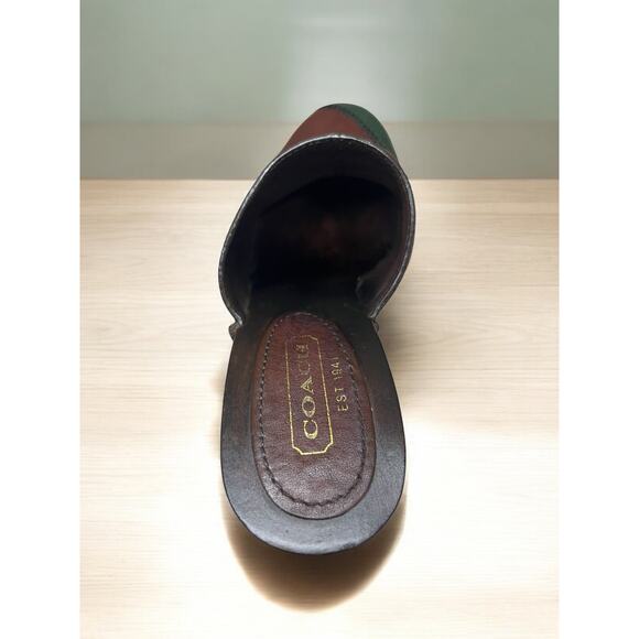 Y2K Coach Q242 Emilia Patchwork Leather Mule Size 6.5M - Picture 9 of 14